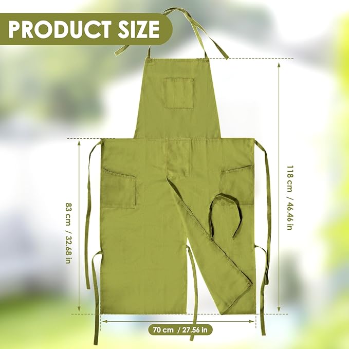 Split Leg Canvas Apron - M47B - Image 2